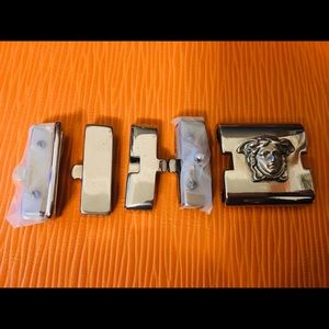 Versace solid stainless buckle in perfect shape.